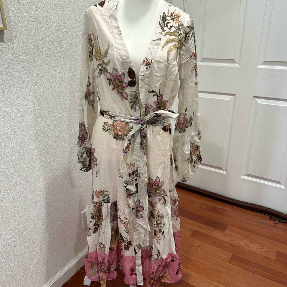 KOBI HALPERIN
loral-Print Belted Dress